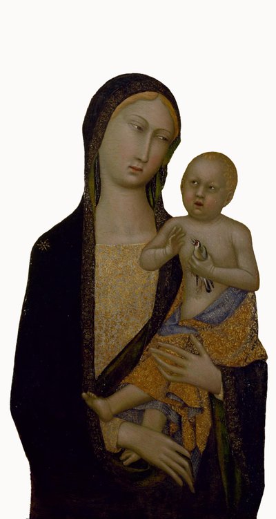 Virgin and Child by Master of Sienese Straus the Madonna